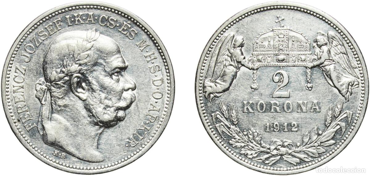 Material numism&aacute;tico: Hungary Austro-Hungarian Empire 1912 KB 2 Korona - I. Ferenc J&oacute;zsef (Franz Joseph I - 1848/1867-191