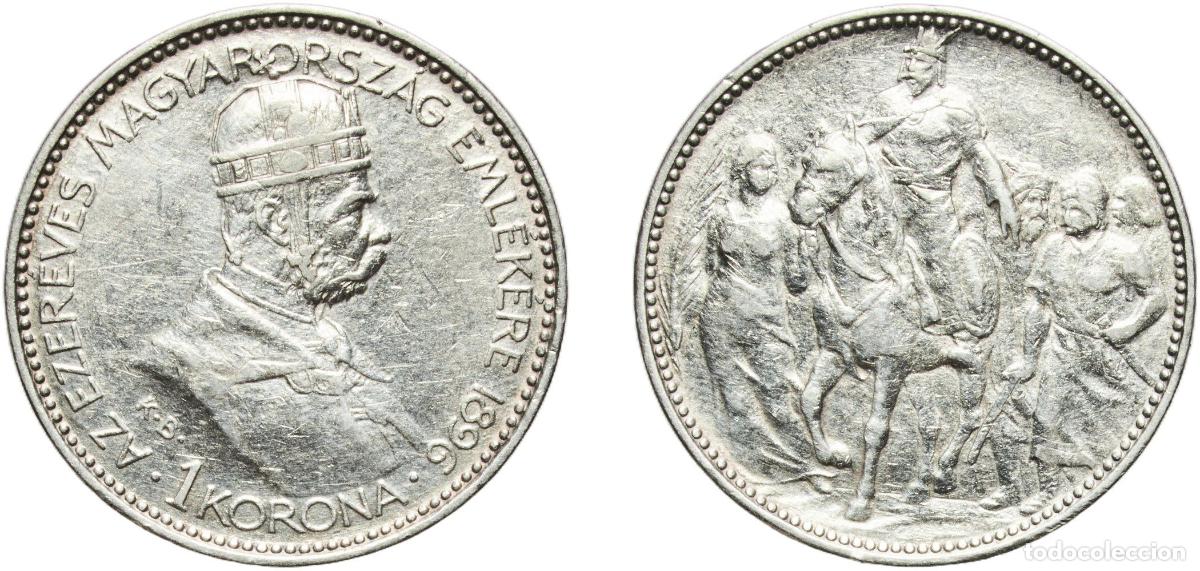 Material numism&aacute;tico: Hungary Austro-Hungarian Empire 1896 KB 1 Korona - I. Ferenc J&oacute;zsef (Franz Joseph I - 1848/1867-191
