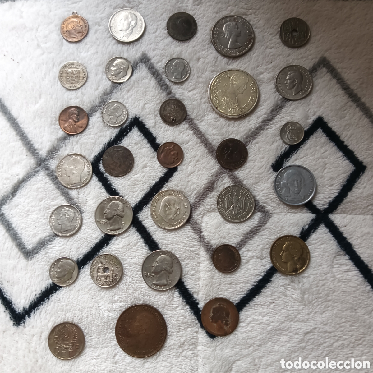 Material numism&aacute;tico: Monedas antiguas buen estado - Foto 3