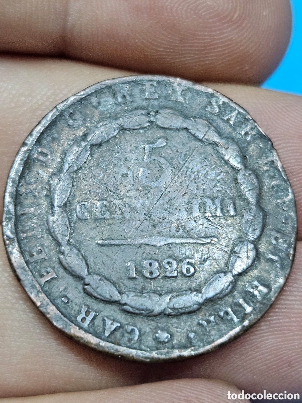 Materiale numismatico: 5 CENTESIMI 1826 DESCONOCIDO