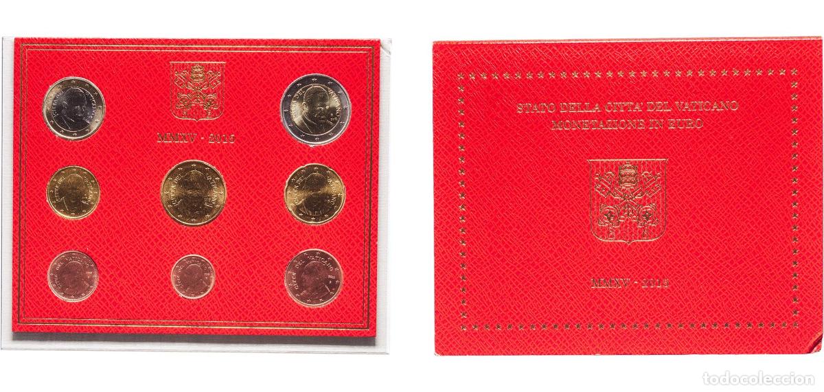 Material numism&aacute;tico: Vatican City City State 2015 R Euro set with 8 coins - Francis Bimetallic: nickel brass clad nickel