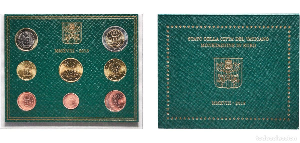 Material numism&aacute;tico: Vatican City City State 2018 R Euro set with 8 coins - Francis Bimetallic: nickel brass clad nickel