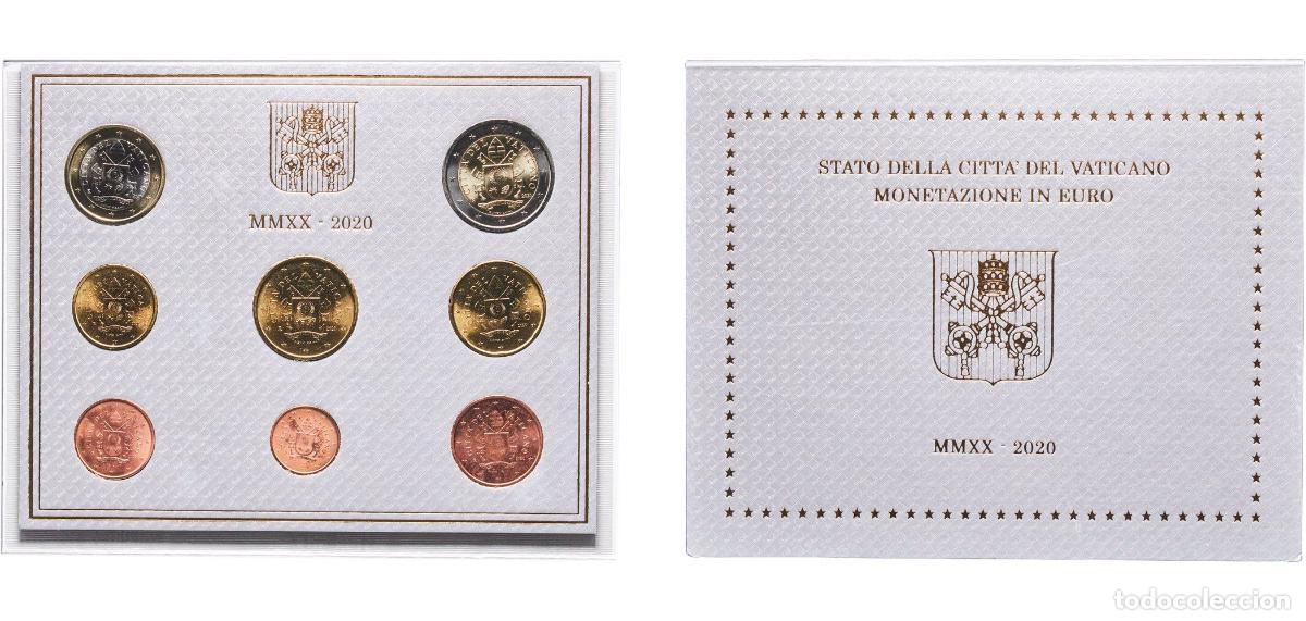 Material numism&aacute;tico: Vatican City City State 2020 R Euro set with 8 coins - Francis Bimetallic: nickel brass clad nickel