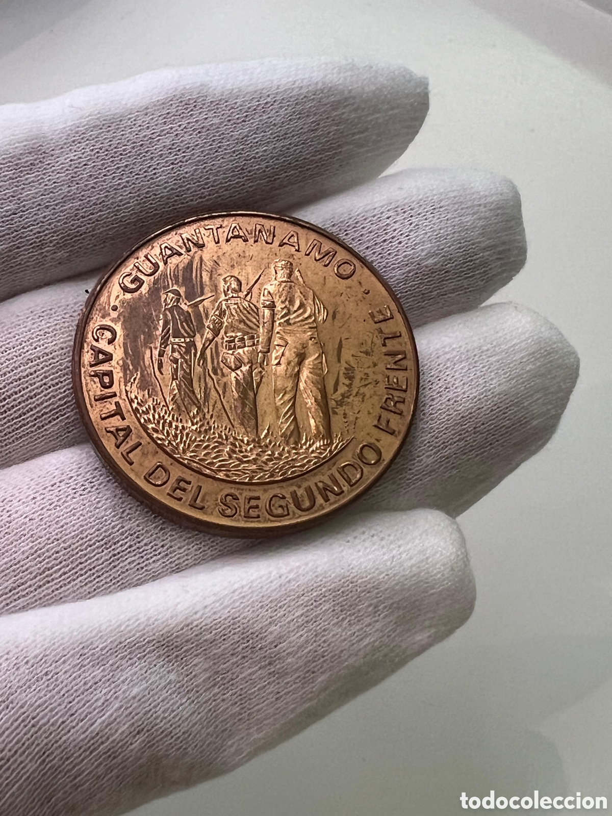 Material numism&aacute;tico: L148P2.Cuba, placa-medalla Mayor General Pedro A Perez - Foto 2
