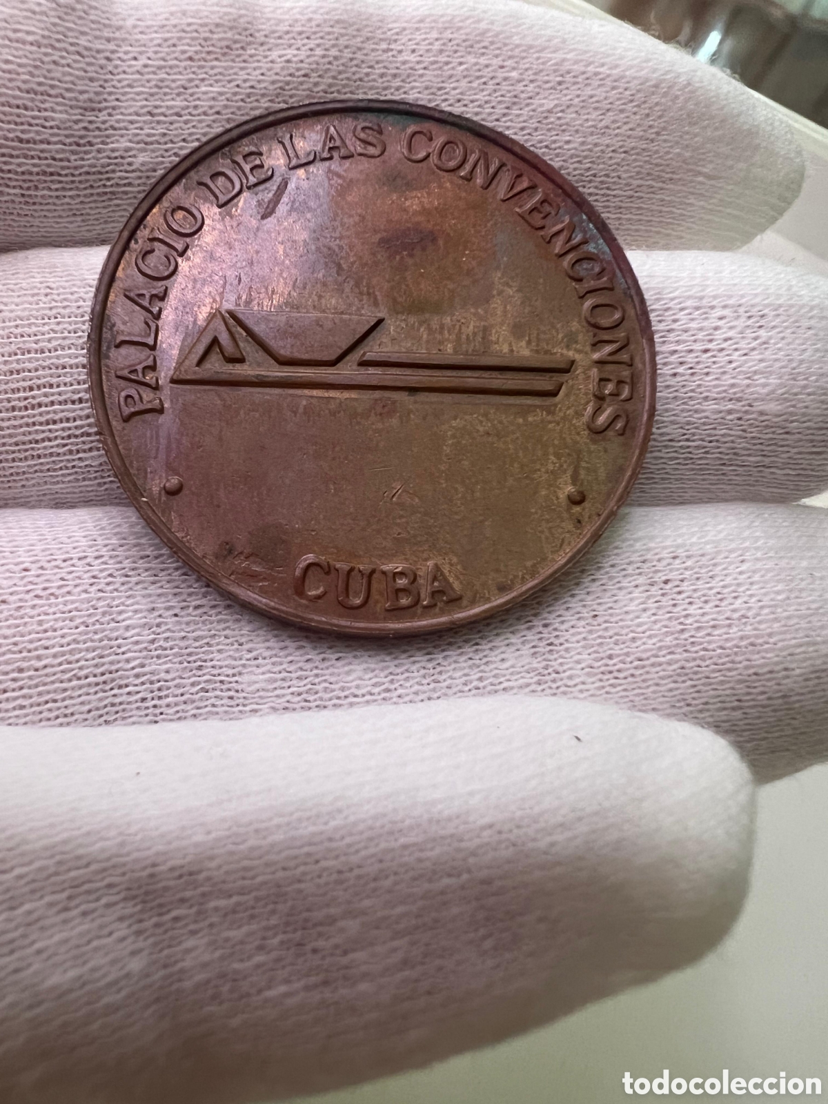Material numism&aacute;tico: Cuba,placa-medalla Palacio de las Convenciones