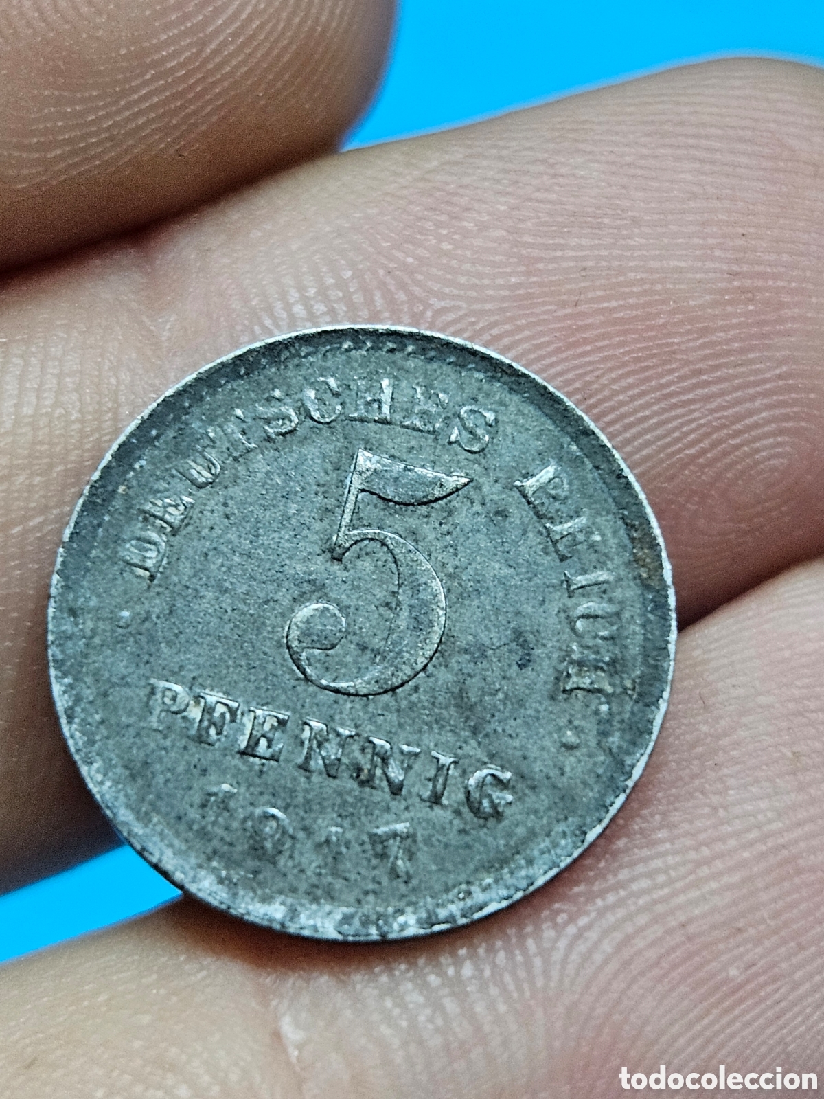 Materiale numismatico: MONEDA 5 PFENING DEUTCHES REIG 1917