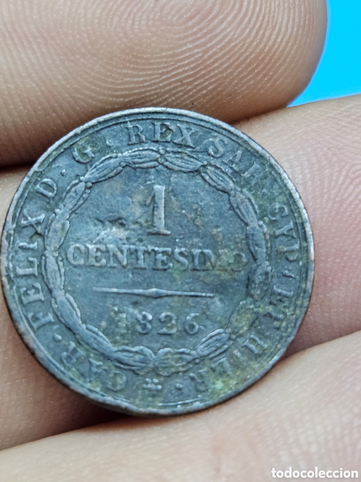 Materiale numismatico: MONEDA 1 CENTESIMO 1826 FELIX