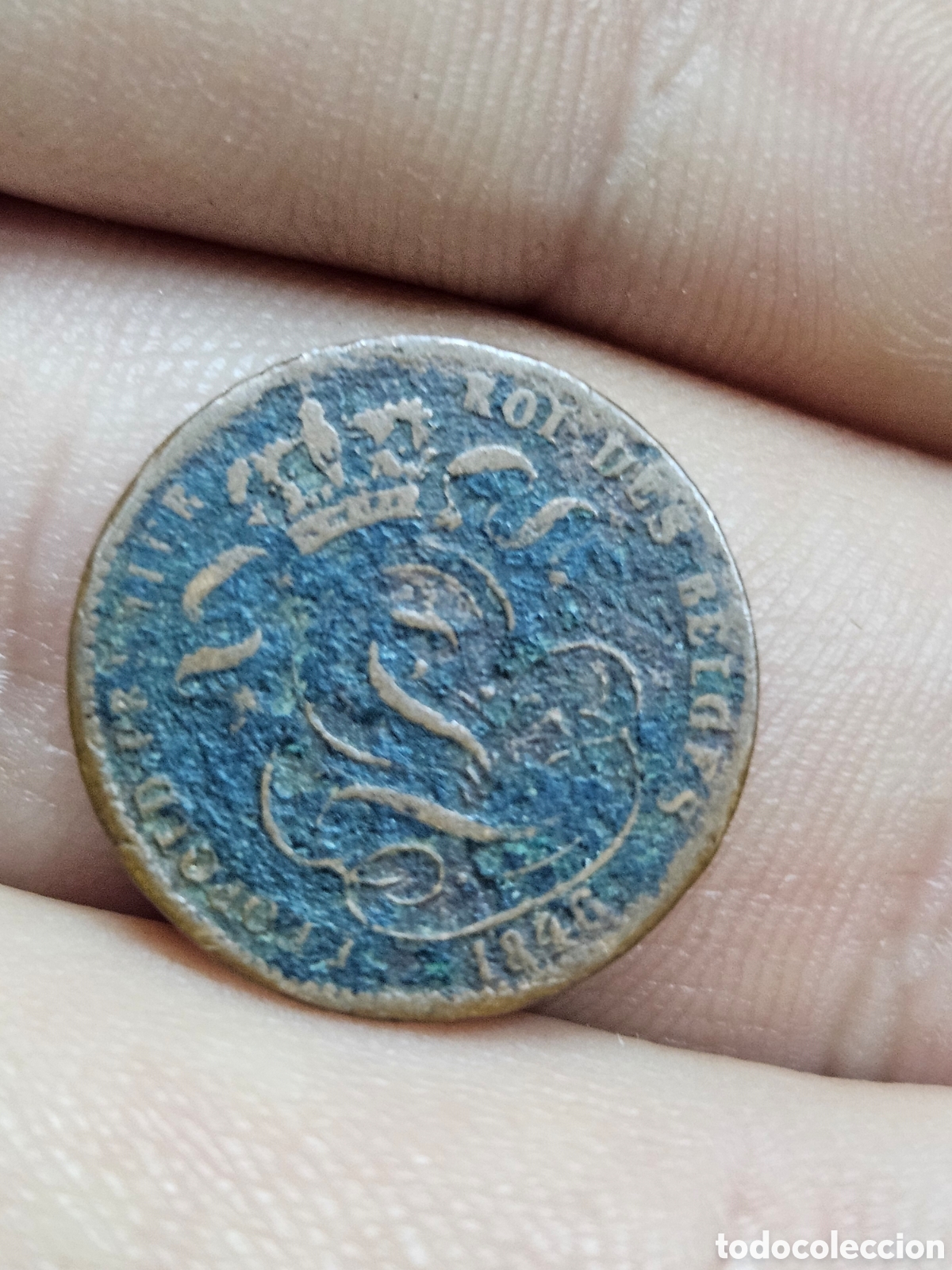 Materiale numismatico: MONEDA 1 CENTIMO LA UNION FAIT LA FORCE. BELGES 1846