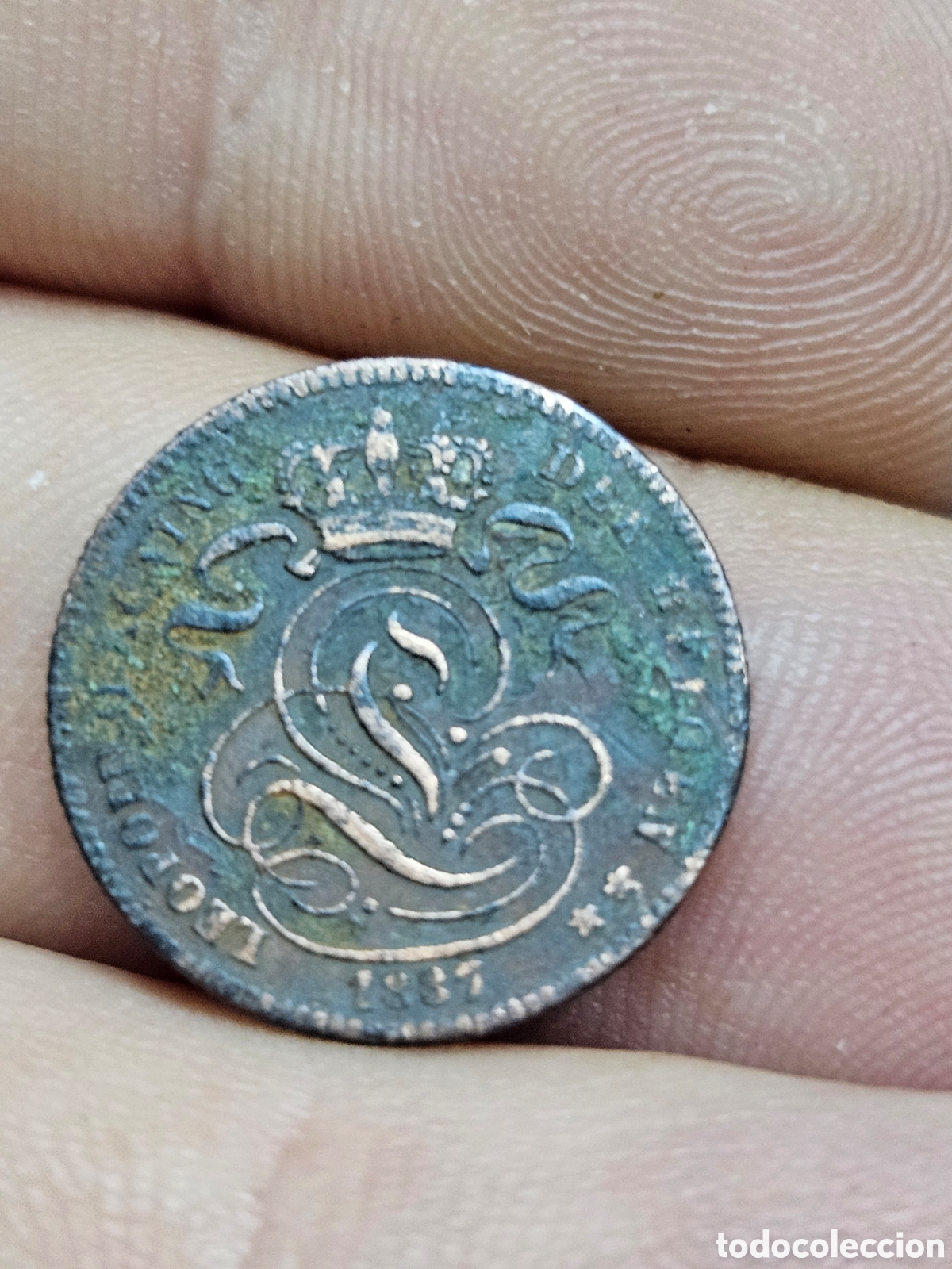 Materiale numismatico: MONEDA 1 CENT LEOPOLD 1887