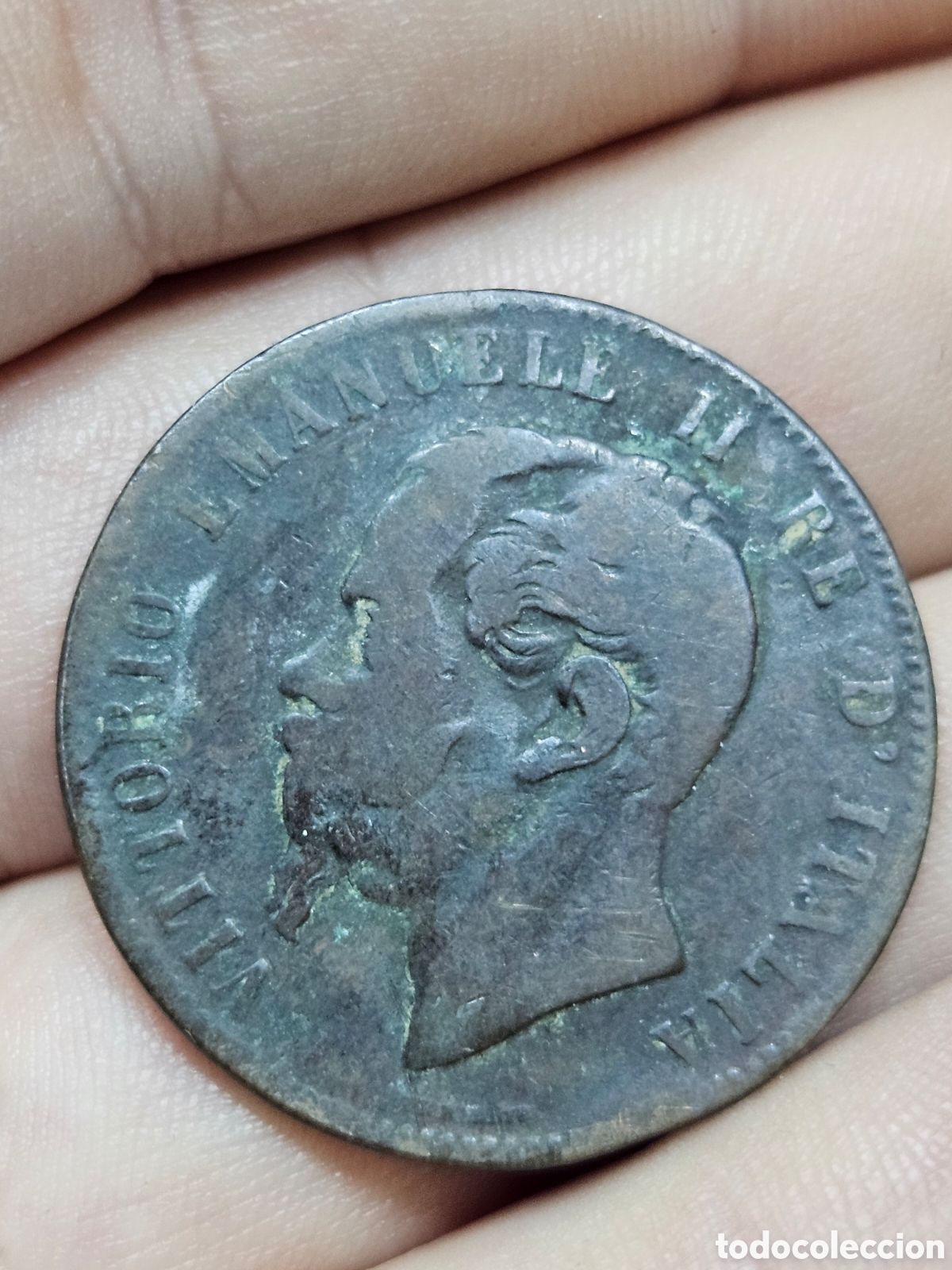 Materiale numismatico: MONEDA 10 CENTESIMI 1867 VITORIO EMANUELE ITALIA