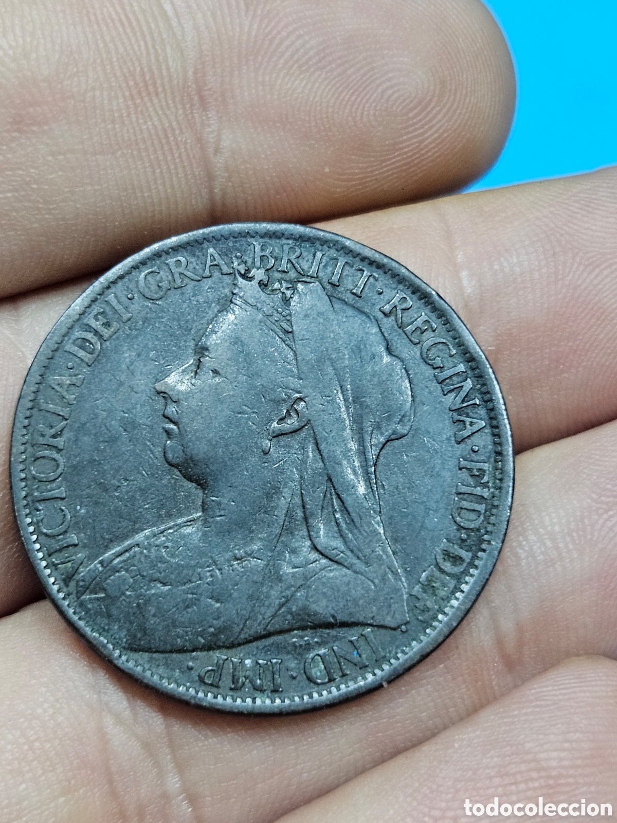 Materiale numismatico: MONEDA VICTORIA DE GRA BRITT. ONE PENNY 1901