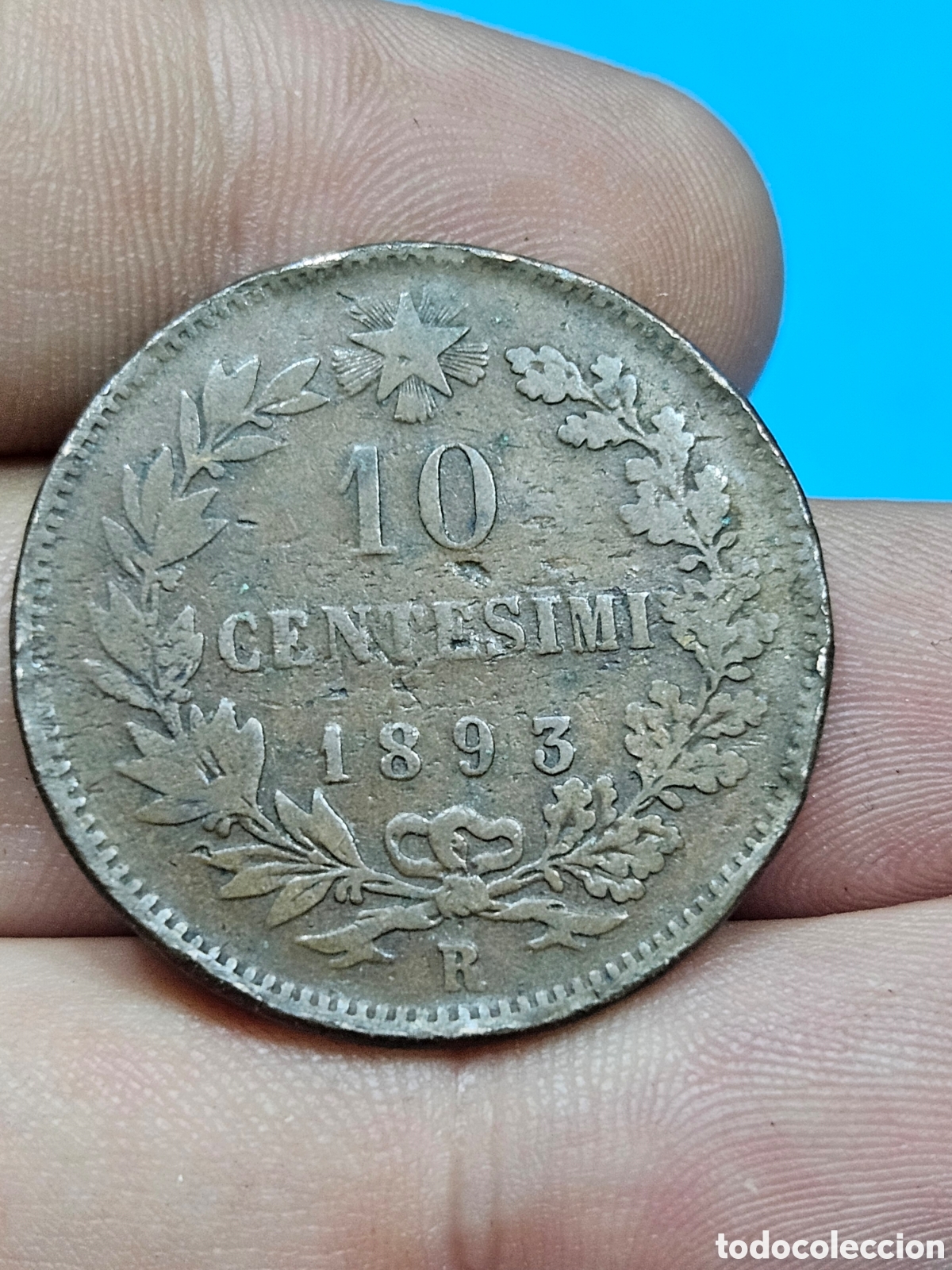 Materiale numismatico: MONEDA UMBERTO I RE DE ITALIA. 10 CENTESIMI 1893