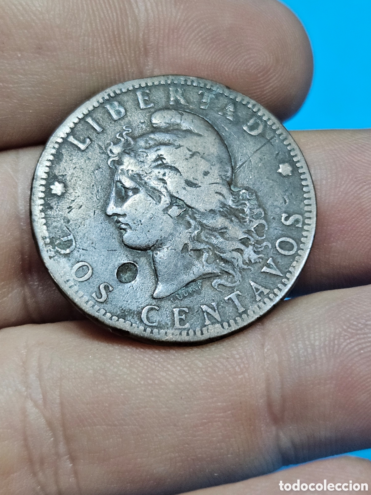 Materiale numismatico: MONEDA 2 CENTAVOS. REPUBLICA ARGENTINA1893