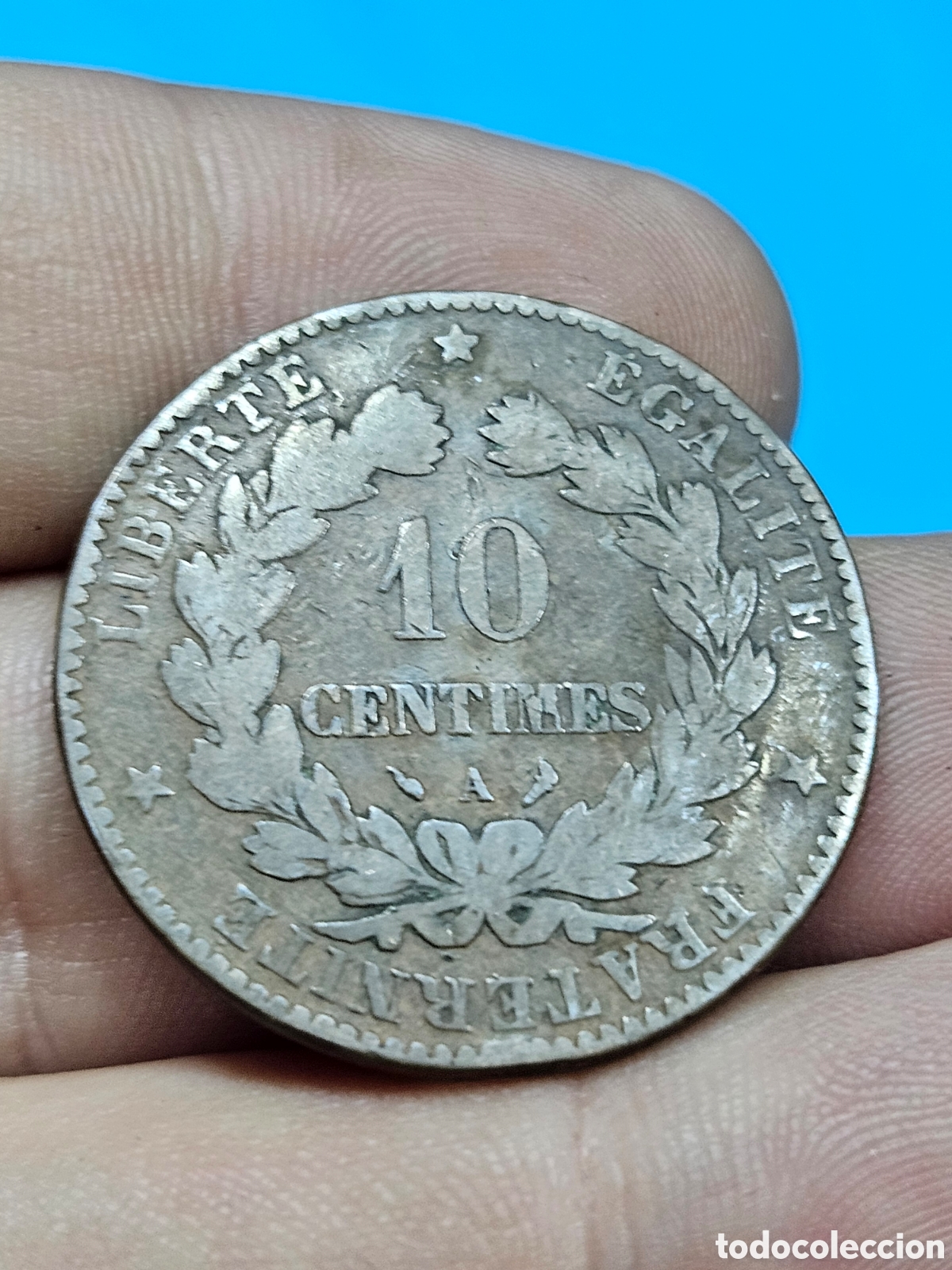 Materiale numismatico: MONEDA 10 CENTIMES. REPUBLICA FRANCESA 1897