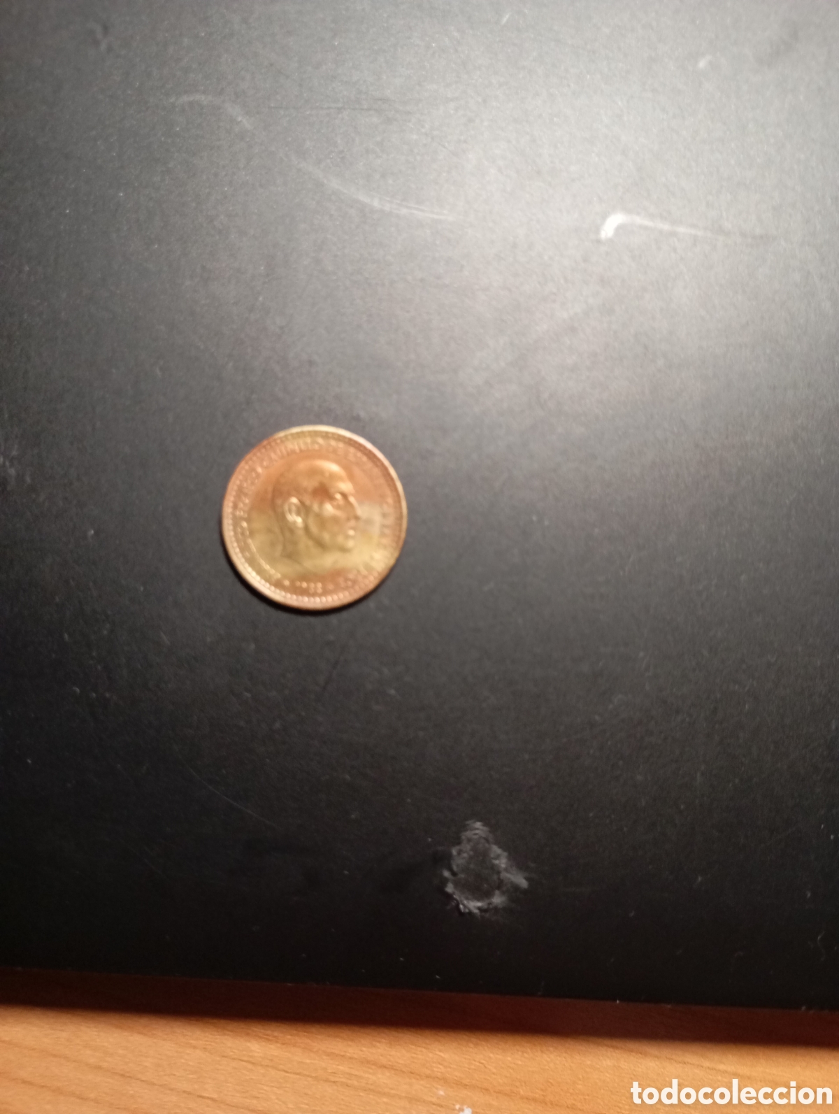 Material numism&aacute;tico: 1 peseta 1966 bicolor , rara - Foto 2