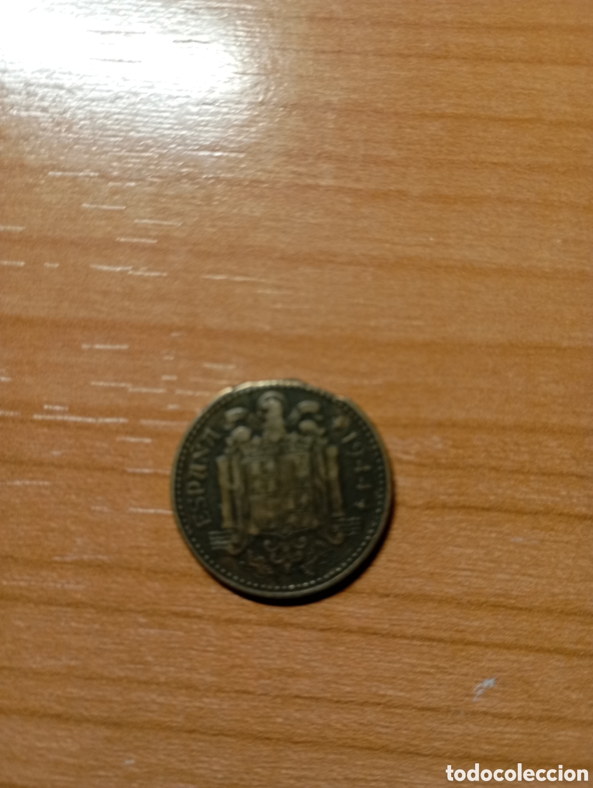 Material numism&aacute;tico: Rara peseta de 1944 segmentada! - Foto 4