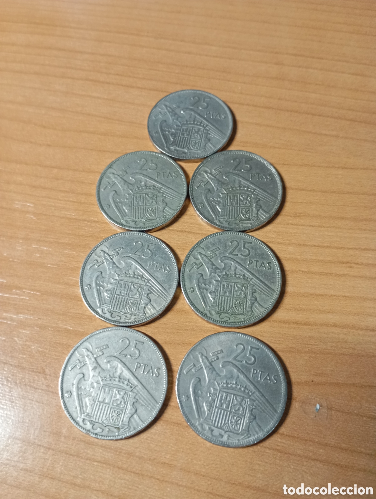 Material numism&aacute;tico: Monedas 25 pesetas 1957