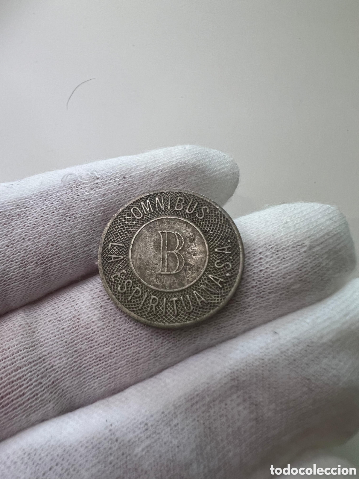 Material numism&aacute;tico: Cuba Ficha -token Transporte
