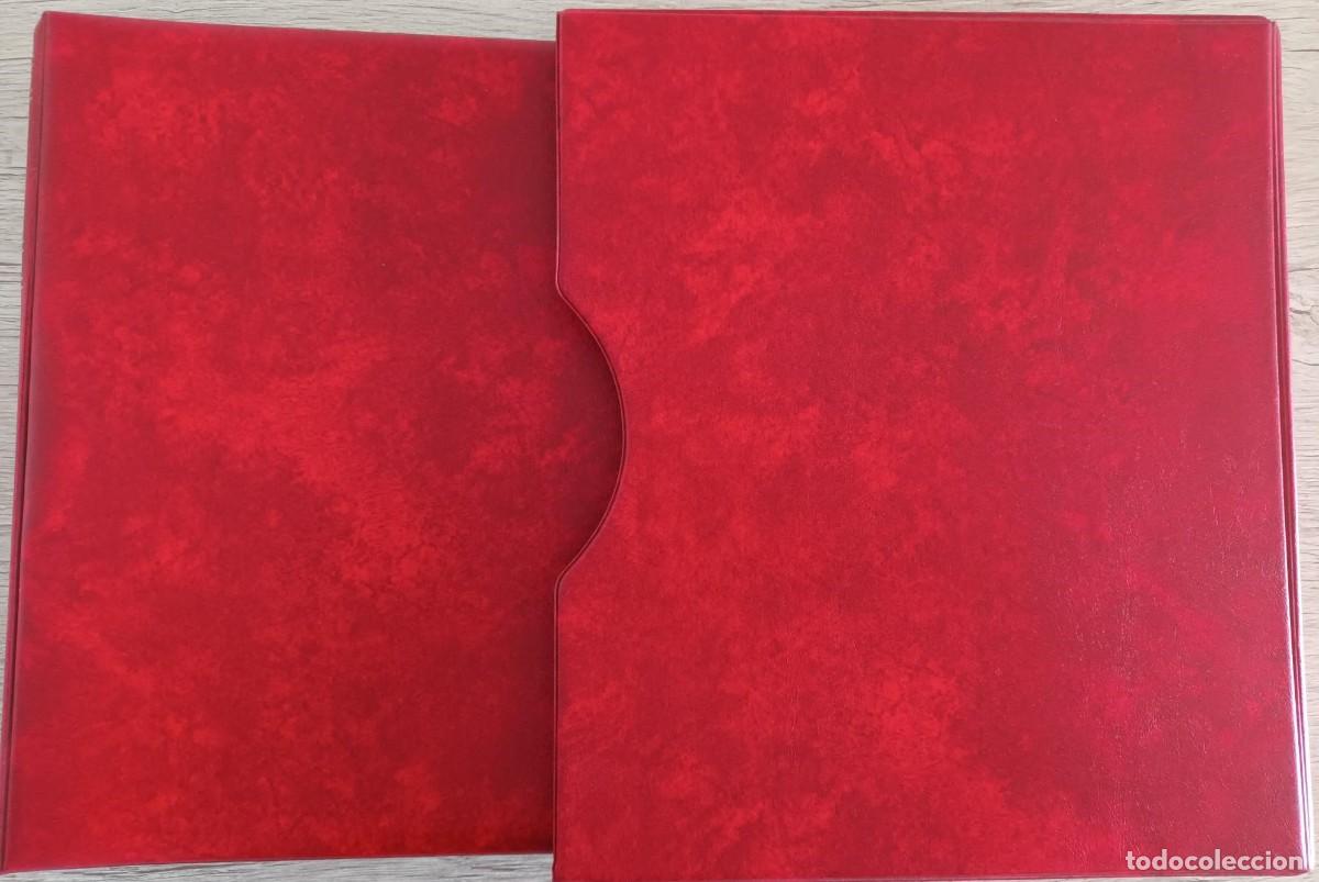 Material numism&aacute;tico: ALBUM PARA CUALQUIER COLECCIONISMO CON 20 HOJAS DE DIFERENTES MEDIDAS TAMA&Ntilde;O 33CM X 29,5CM