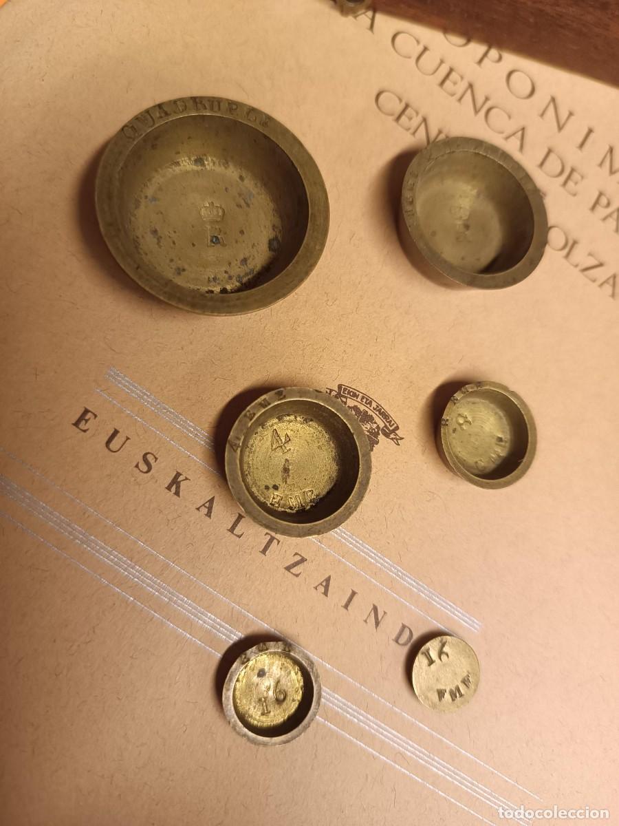 Material numism&aacute;tico: BALANZA PORT&Aacute;TIL PARA PESAR MONEDA - Foto 6
