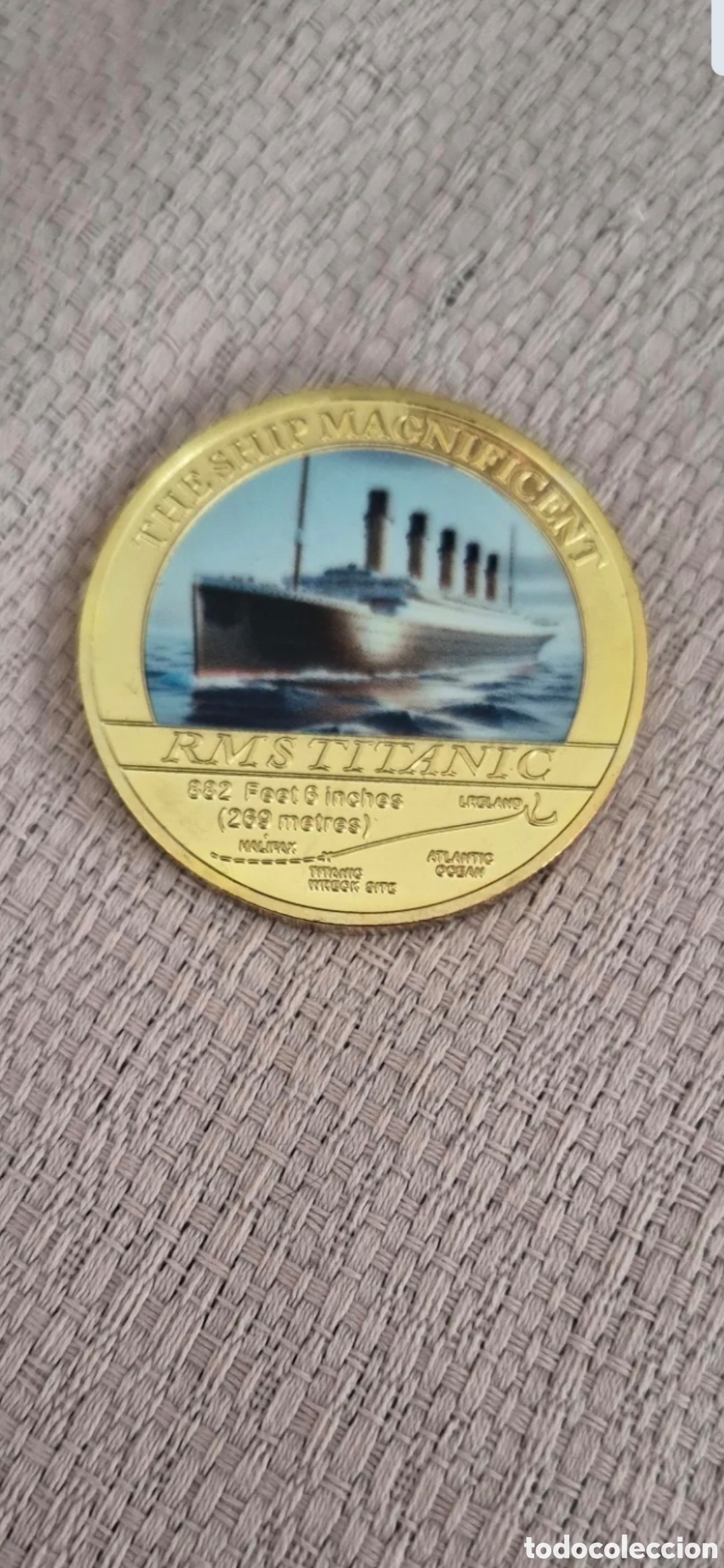 Material numism&aacute;tico: MONEDA TITANIC NUEVA