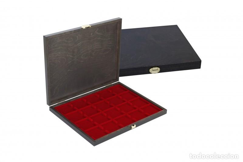 Material numism&aacute;tico: Estuche Carus 1 con 20 Divisiones cuadradas de 50x50mm. Ideal para cartones &oacute; c&aacute;psulas Quadrum