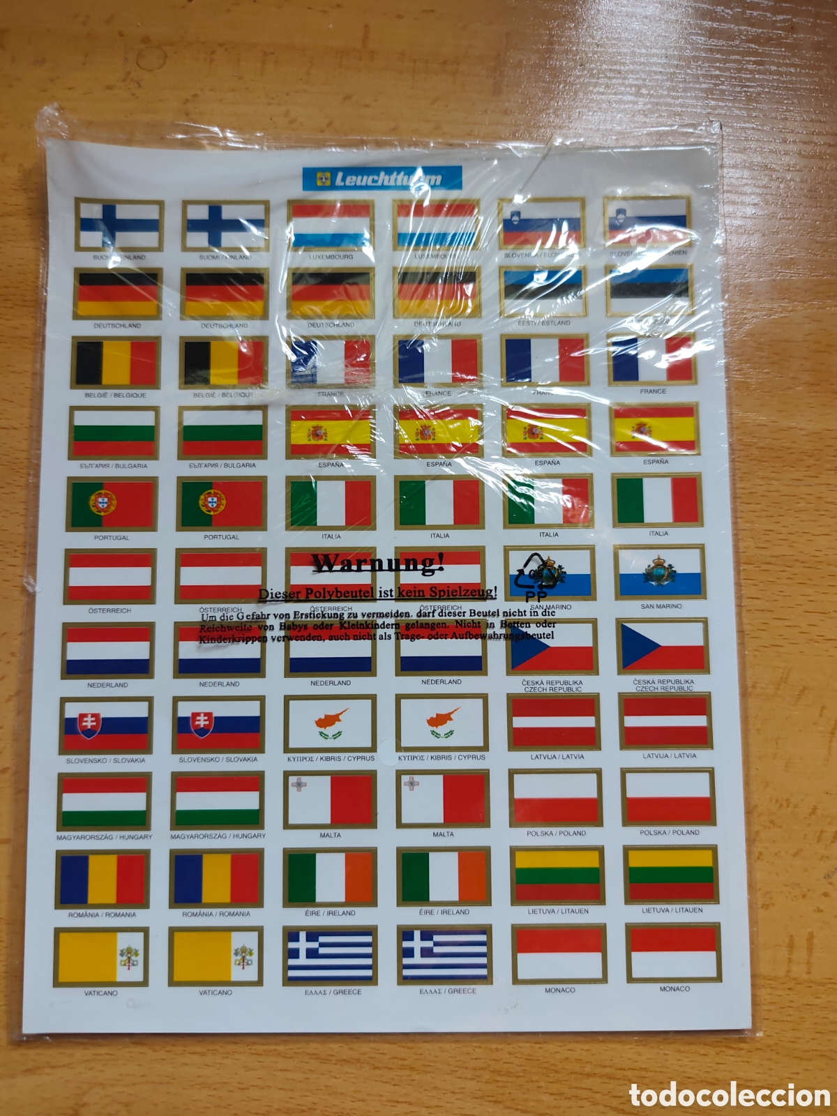 Material numism&aacute;tico: Leuchtturm 321082 Etiquetas Set para monedas de euro