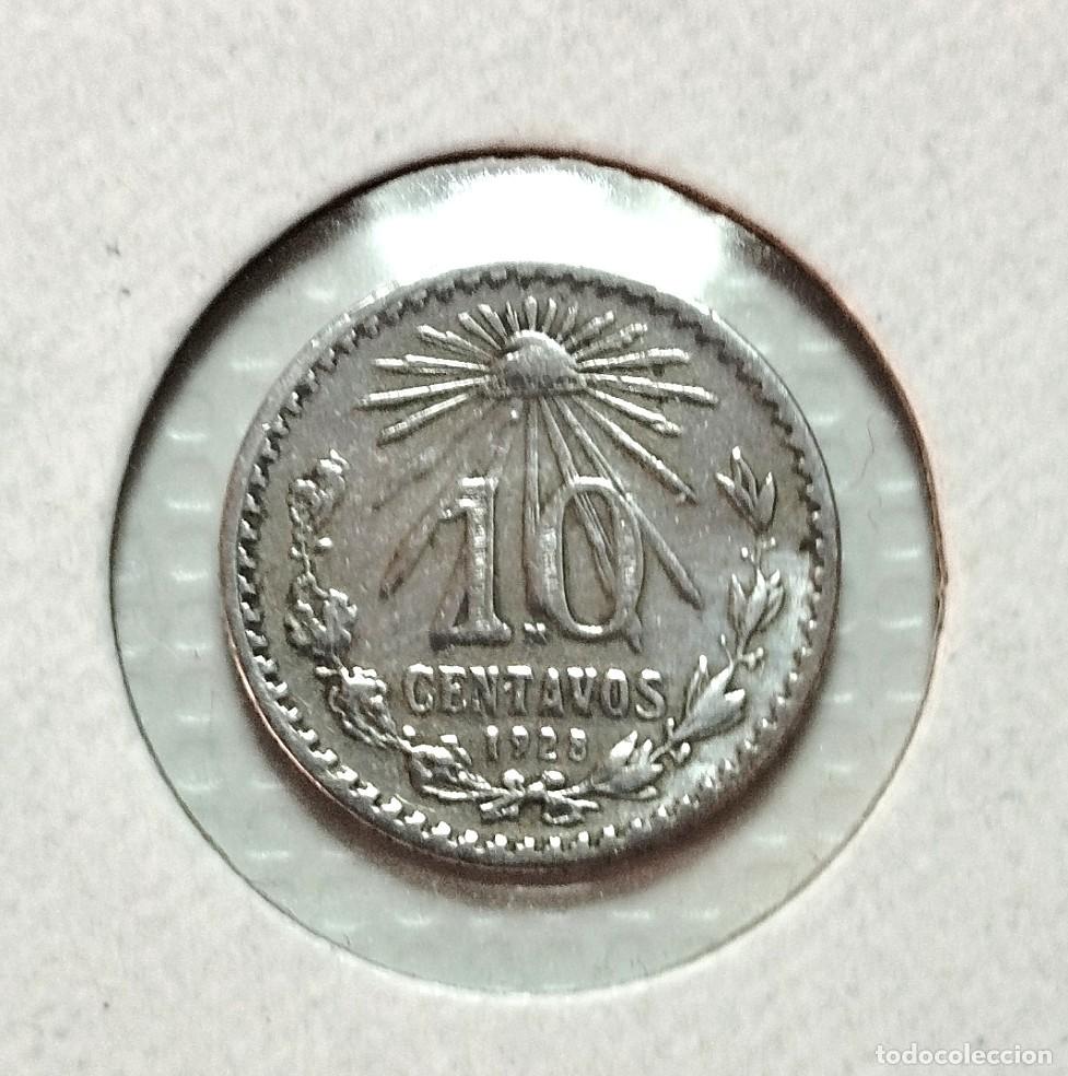 Material numism&aacute;tico: AMERICA . MEXICO . 10 CENTAVOS 1928 . PLATA - Foto 2