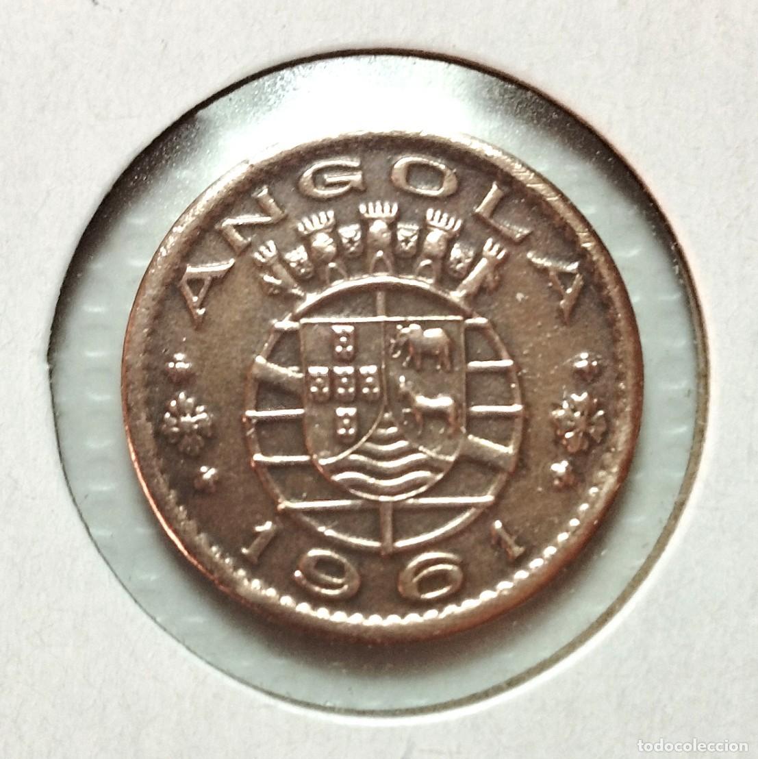 Material numism&aacute;tico: AFRICA . ANGOLA . 50 CENTAVOS 1961 . EXCELENTE