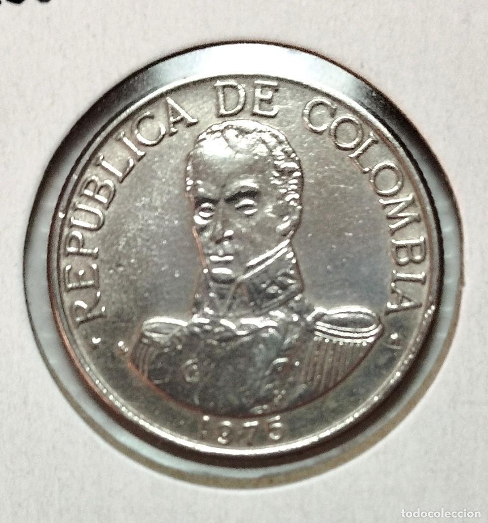 Material numism&aacute;tico: AMERICA . COLOMBIA . 1 PESO 1975 . EXCELENTE
