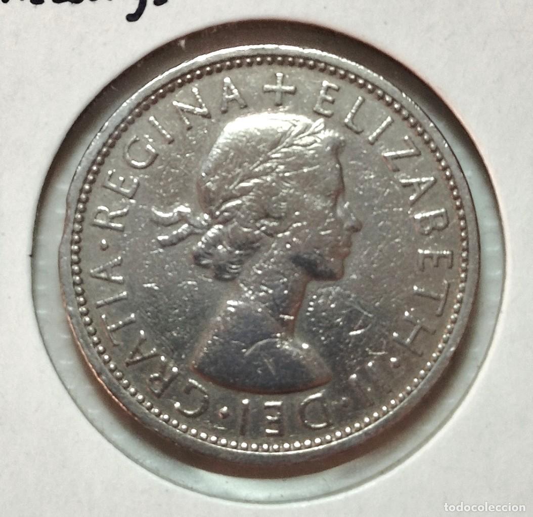 Material numism&aacute;tico: EUROPA . INGLATERRA . 2 SHILLINGS 1966 . - Foto 1
