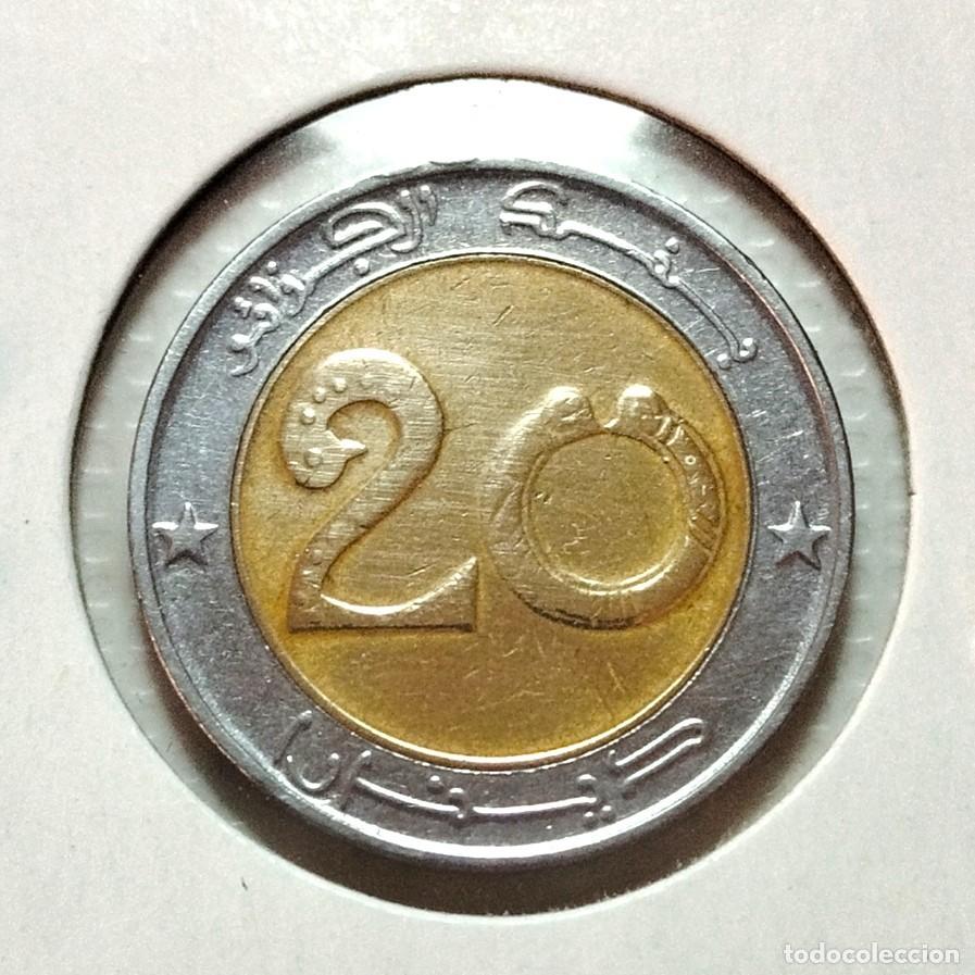 Material numism&aacute;tico: AFRICA . ARGELIA . 20 DINARS 2011 . EXCELENTE - Foto 2