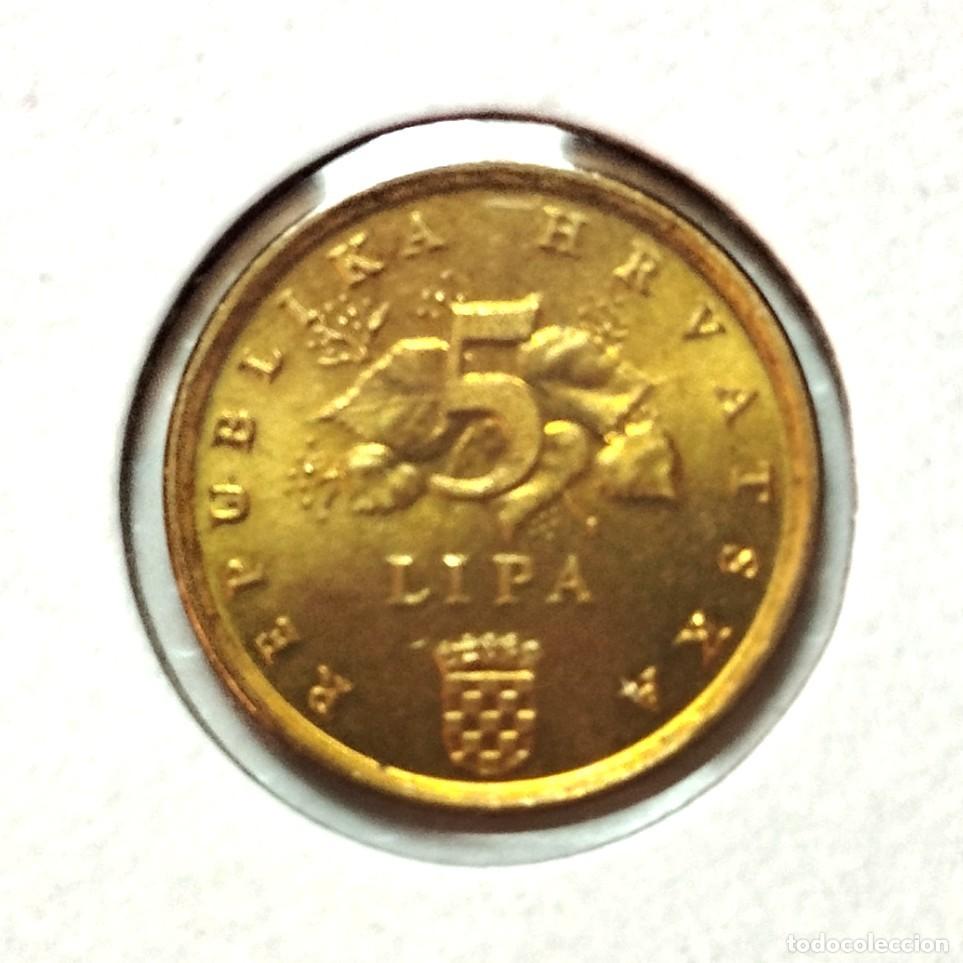 Material numism&aacute;tico: EUROPA . CROACIA . 5 LIPA 1994 . SIN CIRCULAR - Foto 2