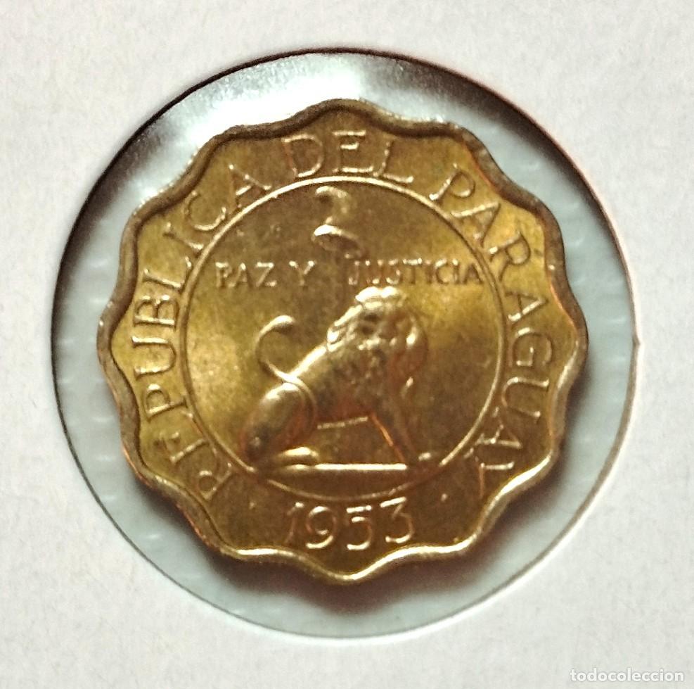 Material numism&aacute;tico: AMERICA . PARAGUAY . 15 CENTIMOS 1953 . SIN CIRCULAR