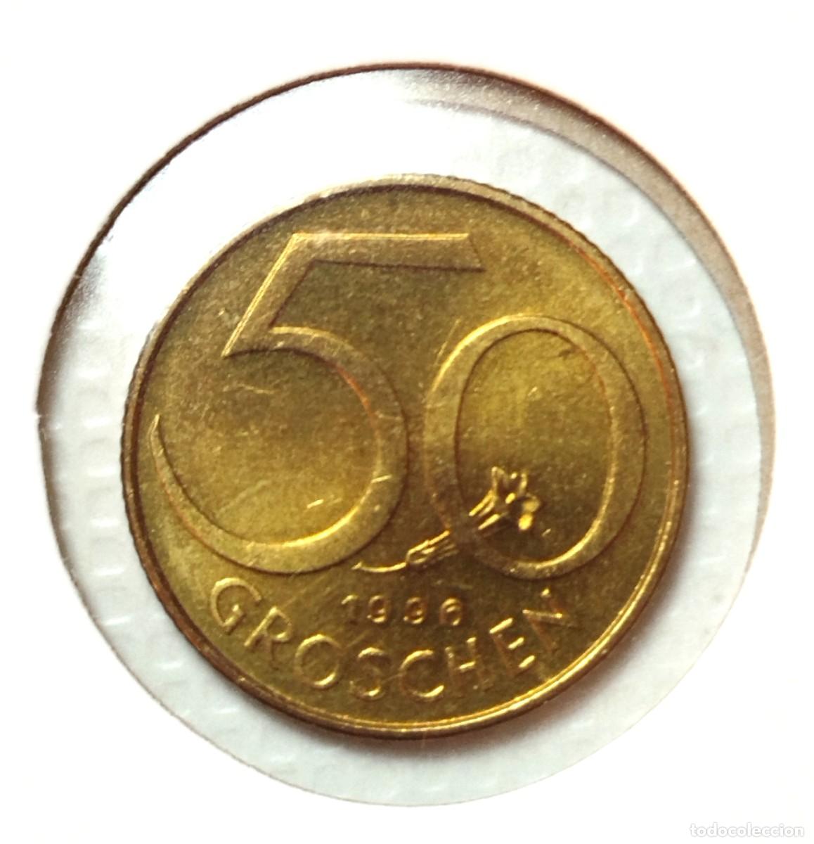 Material numism&aacute;tico: EUROPA. AUSTRIA . 50 GROSCHEN 1996 . SIN CIRCULAR - Foto 2