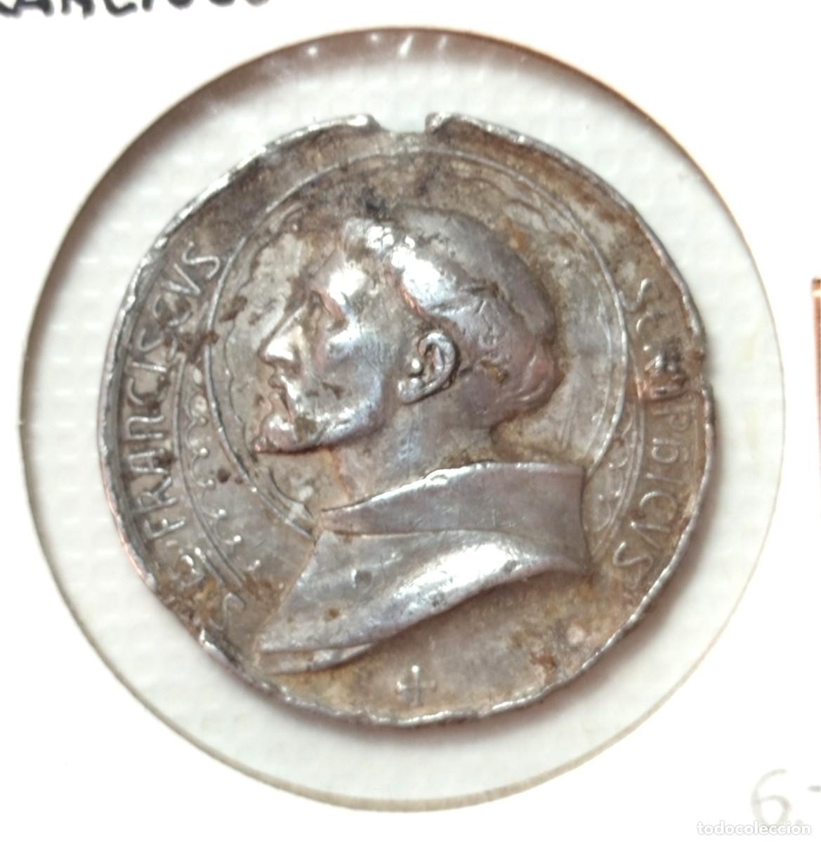 Material numism&aacute;tico: MONEDA - ANTIGUA MEDALLA FRANCISCO - Foto 1