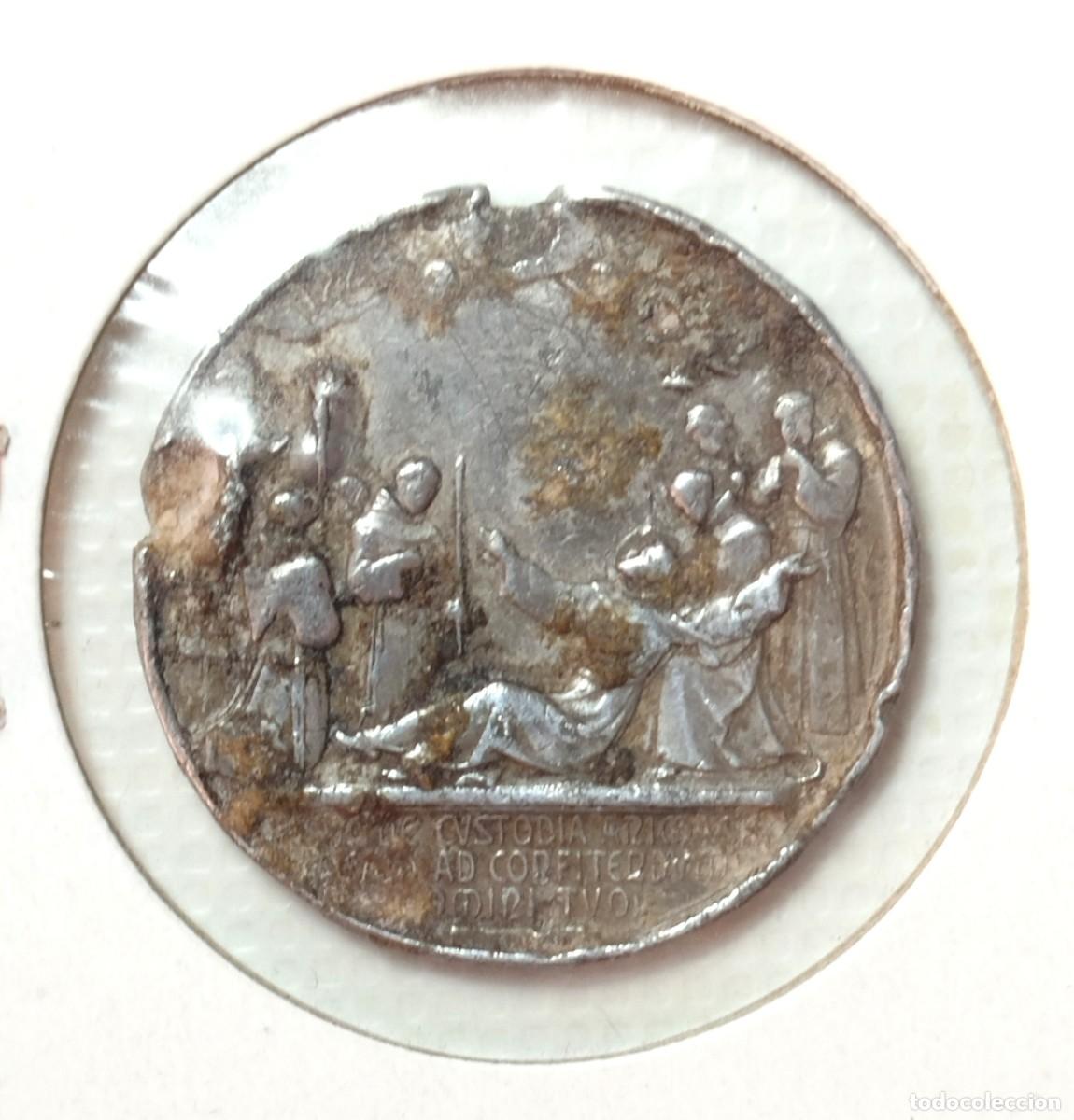 Material numism&aacute;tico: MONEDA - ANTIGUA MEDALLA FRANCISCO - Foto 2