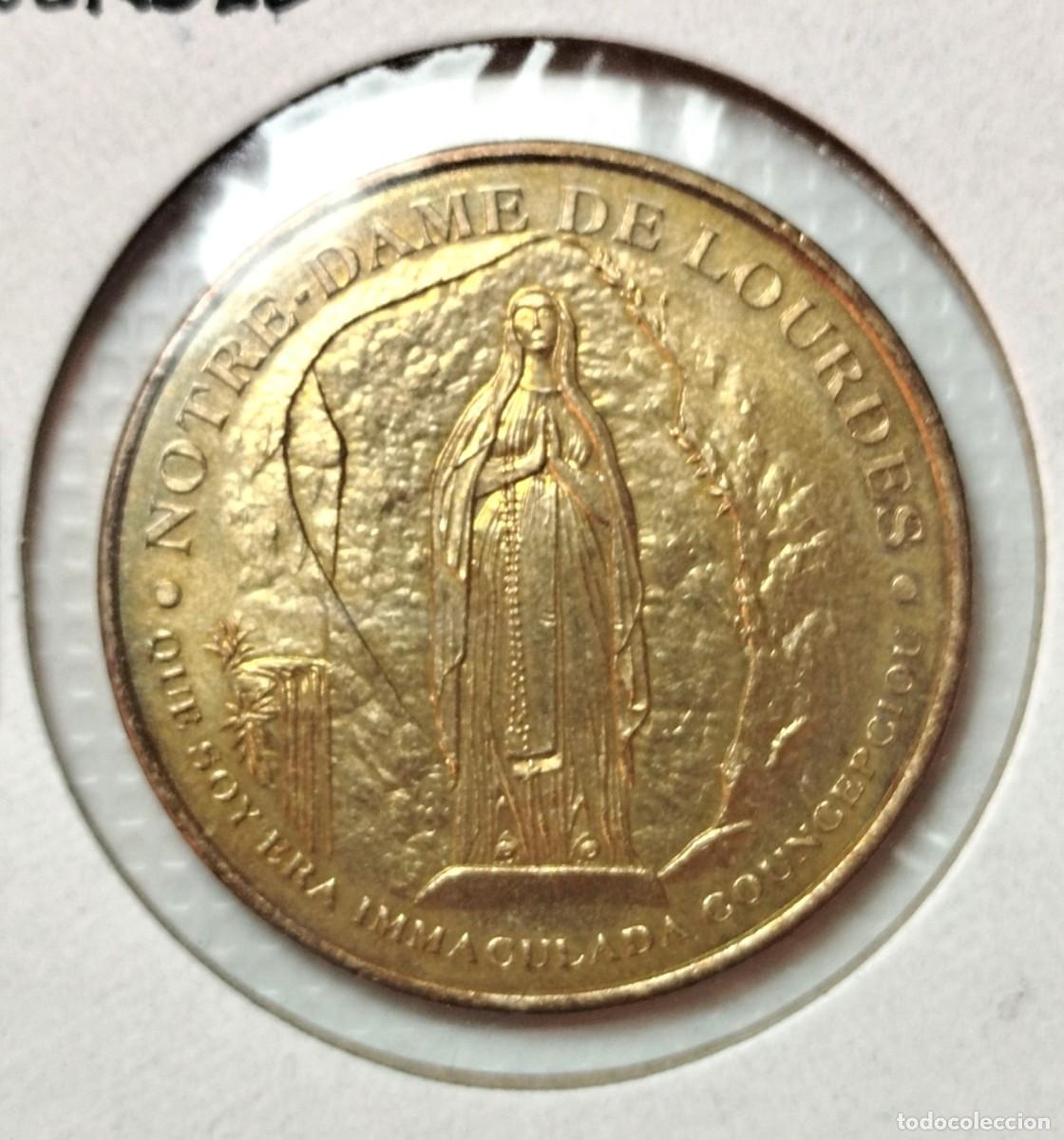 Material numism&aacute;tico: MONEDA - MEDALLA . LOURDES 2010 . SIN CIRCULAR - Foto 1