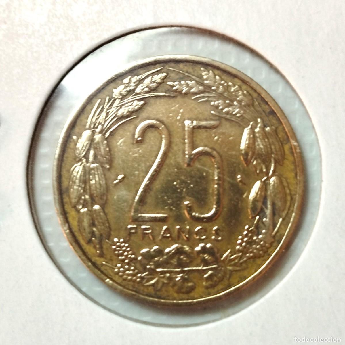 Material numism&aacute;tico: AFRICA . CAMER&Uacute;N . 25 FRANCS 1962 - Foto 2