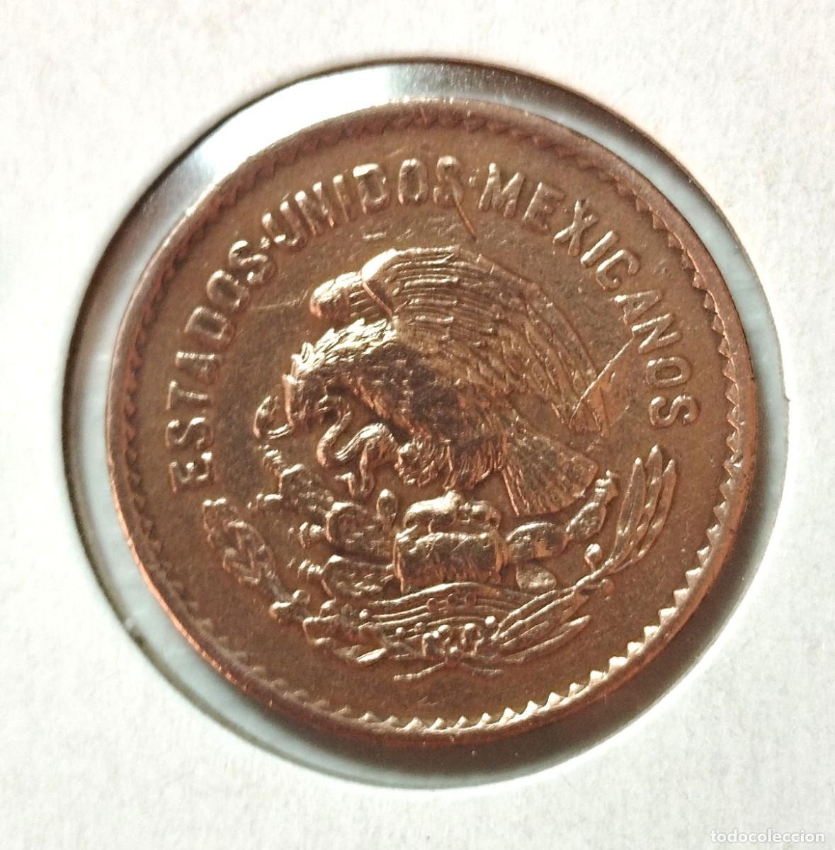 Material numism&aacute;tico: AMERICA . MEXICO . 5 CENTAVOS 1951 . EXCELENTE - Foto 2
