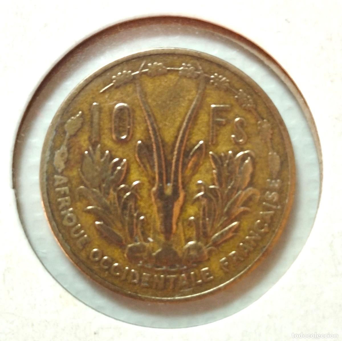 Material numism&aacute;tico: AFRICA . AFRICA OCCIDENTAL . 10 FRANCS 1956