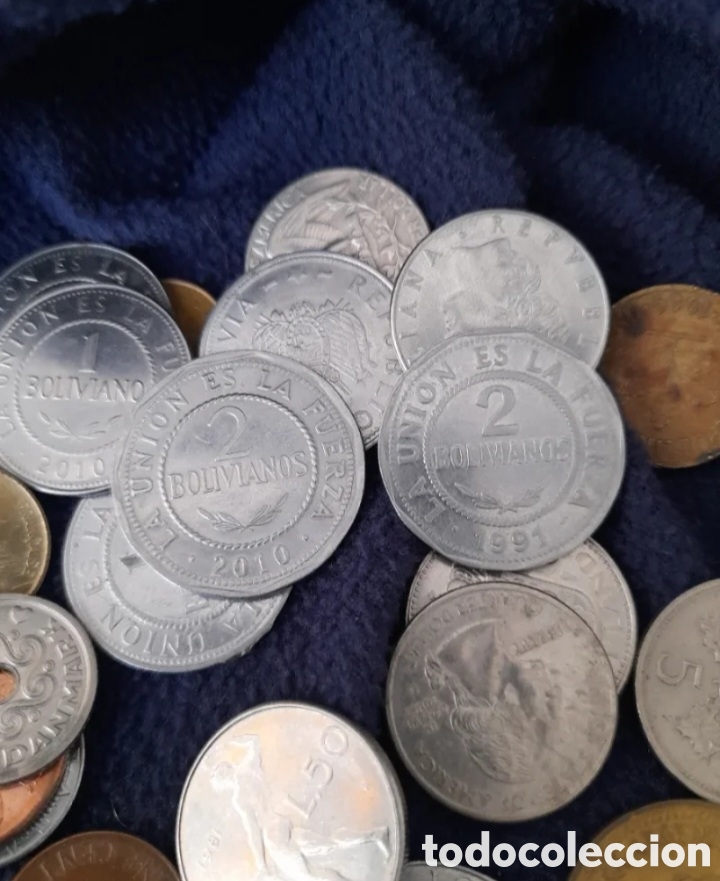 Material numism&aacute;tico: Lote 56 Monedas Mundo Plata + Error Raro - Foto 3