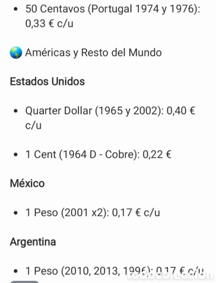 Material numism&aacute;tico: Lote 56 Monedas Mundo Plata + Error Raro - Foto 8