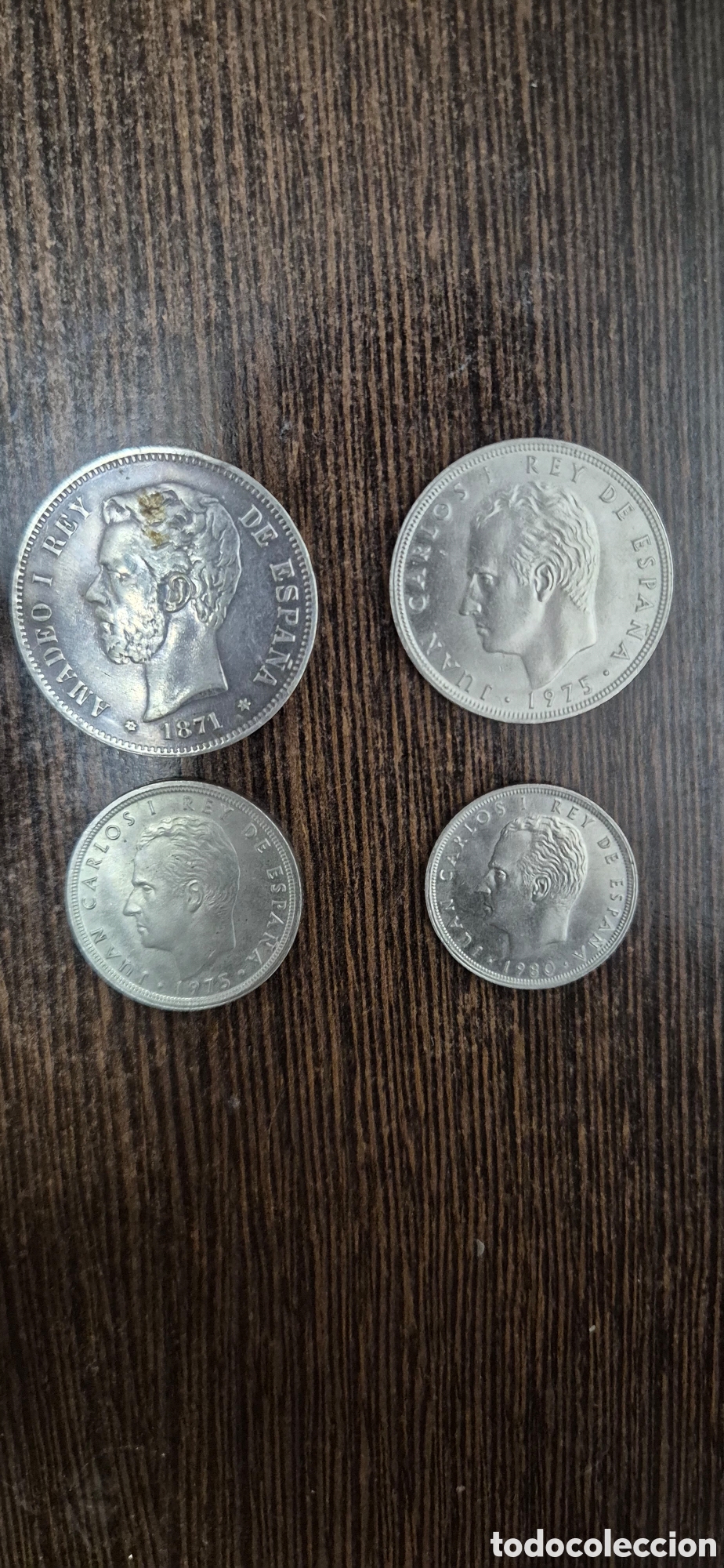 Material numism&aacute;tico: Monedas espa&ntilde;olas 1870 - 1980 - Foto 2