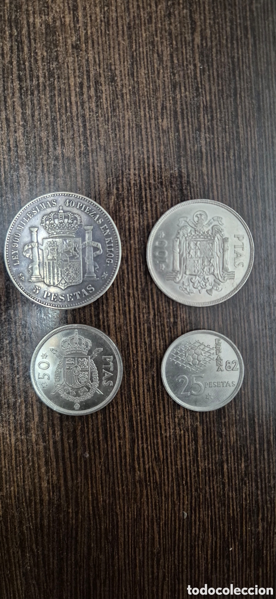 Material numism&aacute;tico: Monedas espa&ntilde;olas 1870 - 1980 - Foto 1