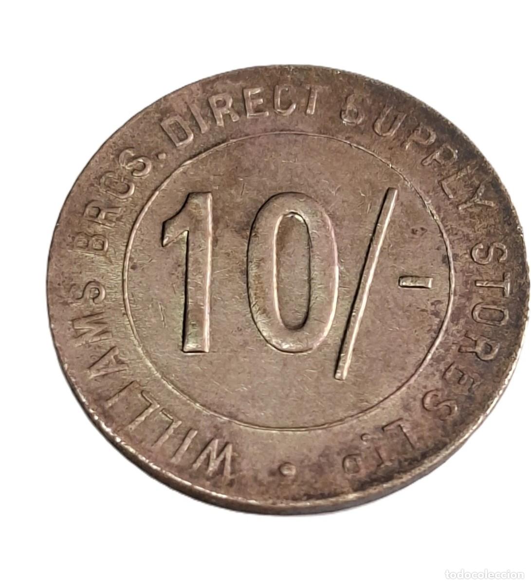 Material numism&aacute;tico: Williams Bros Direct Supply Stores - 10 Shillings