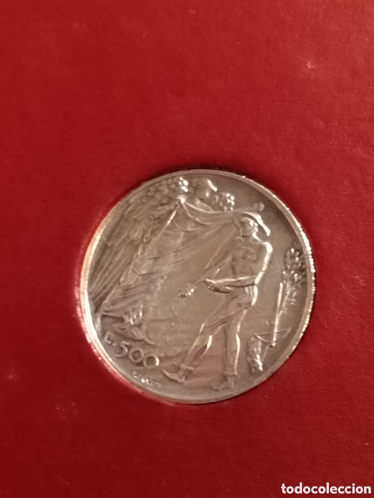 Material numism&aacute;tico: Lire 500 argento San Marino 1976 - Foto 3
