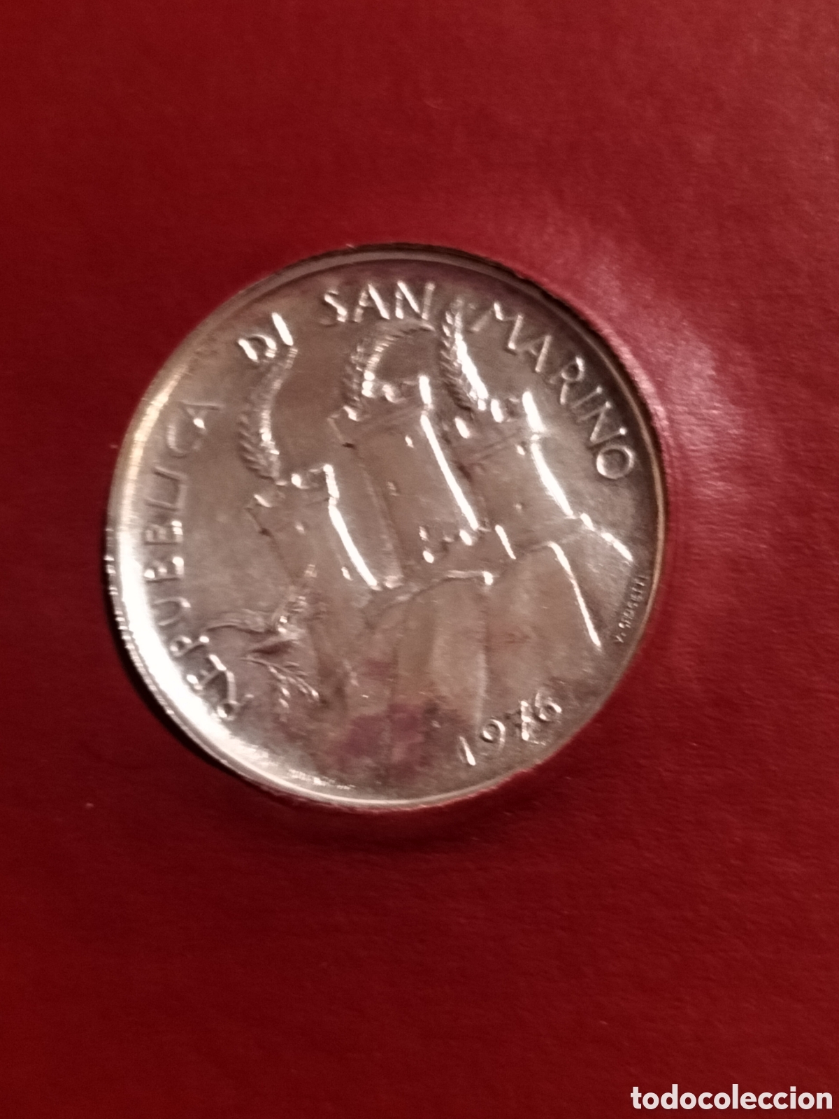 Material numism&aacute;tico: Lire 500 argento San Marino 1976 - Foto 5