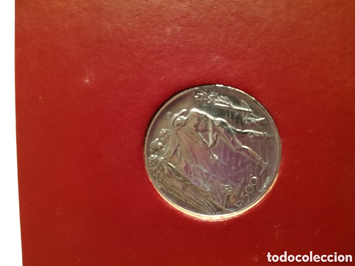 Material numism&aacute;tico: Lire 500 argento San Marino 1976 - Foto 7