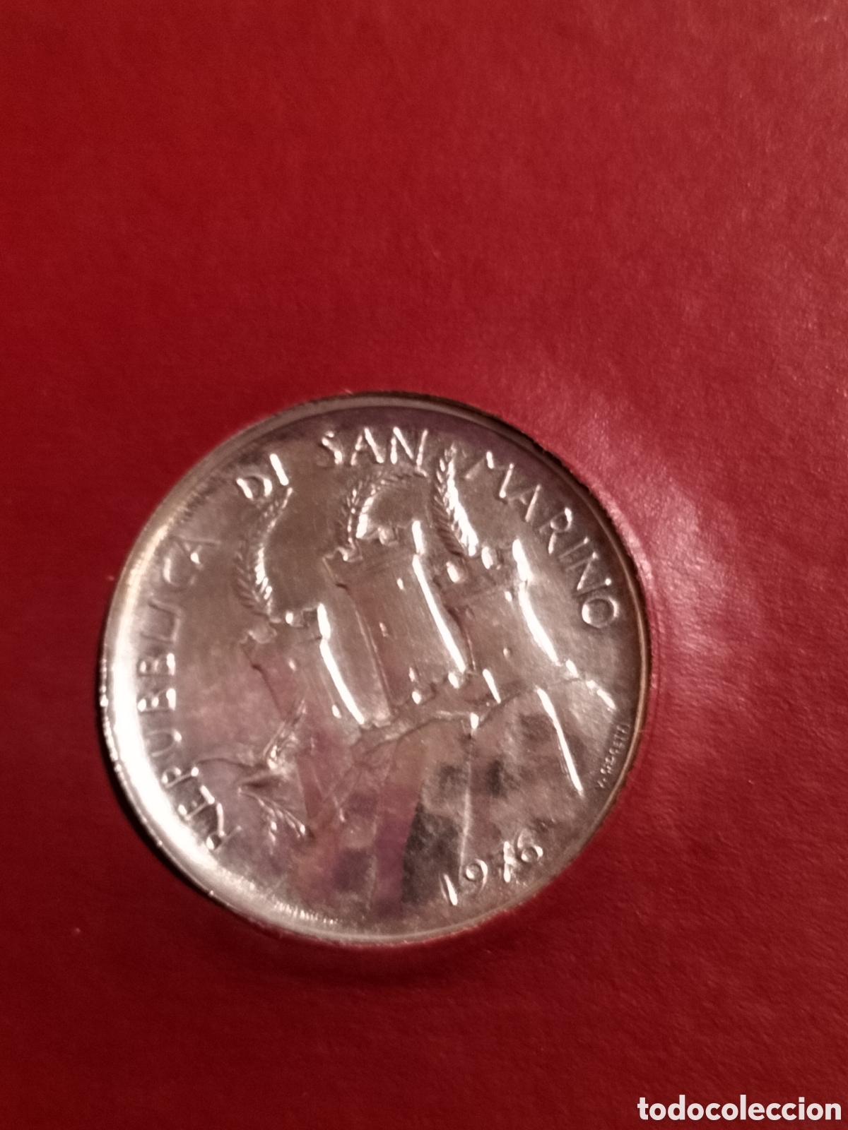 Material numism&aacute;tico: Lire 500 argento San Marino 1976 - Foto 9